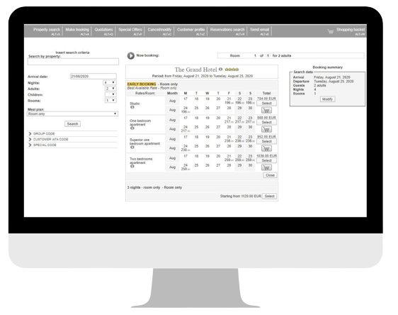 Central Reservation Office